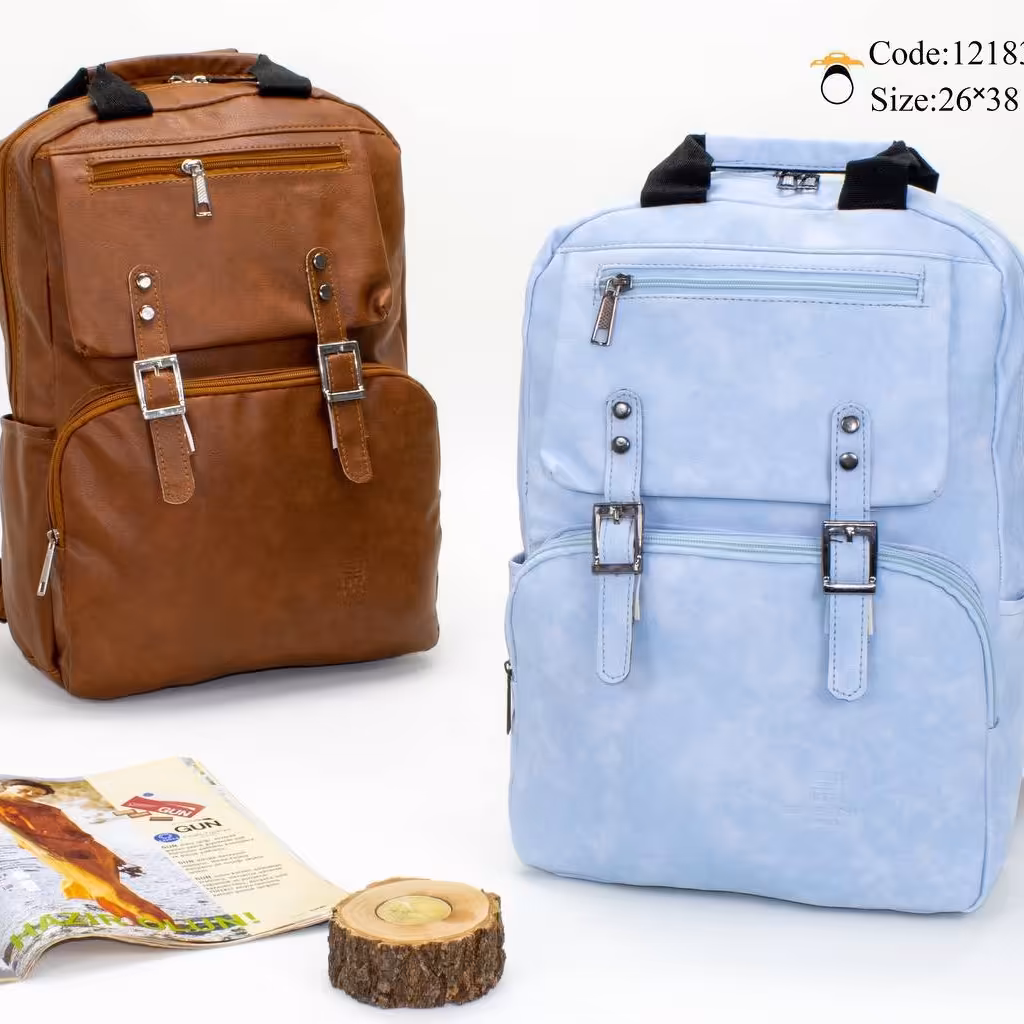 کوله پشتی  دخترانه و زنانه چرم   (ارسال رایگان)