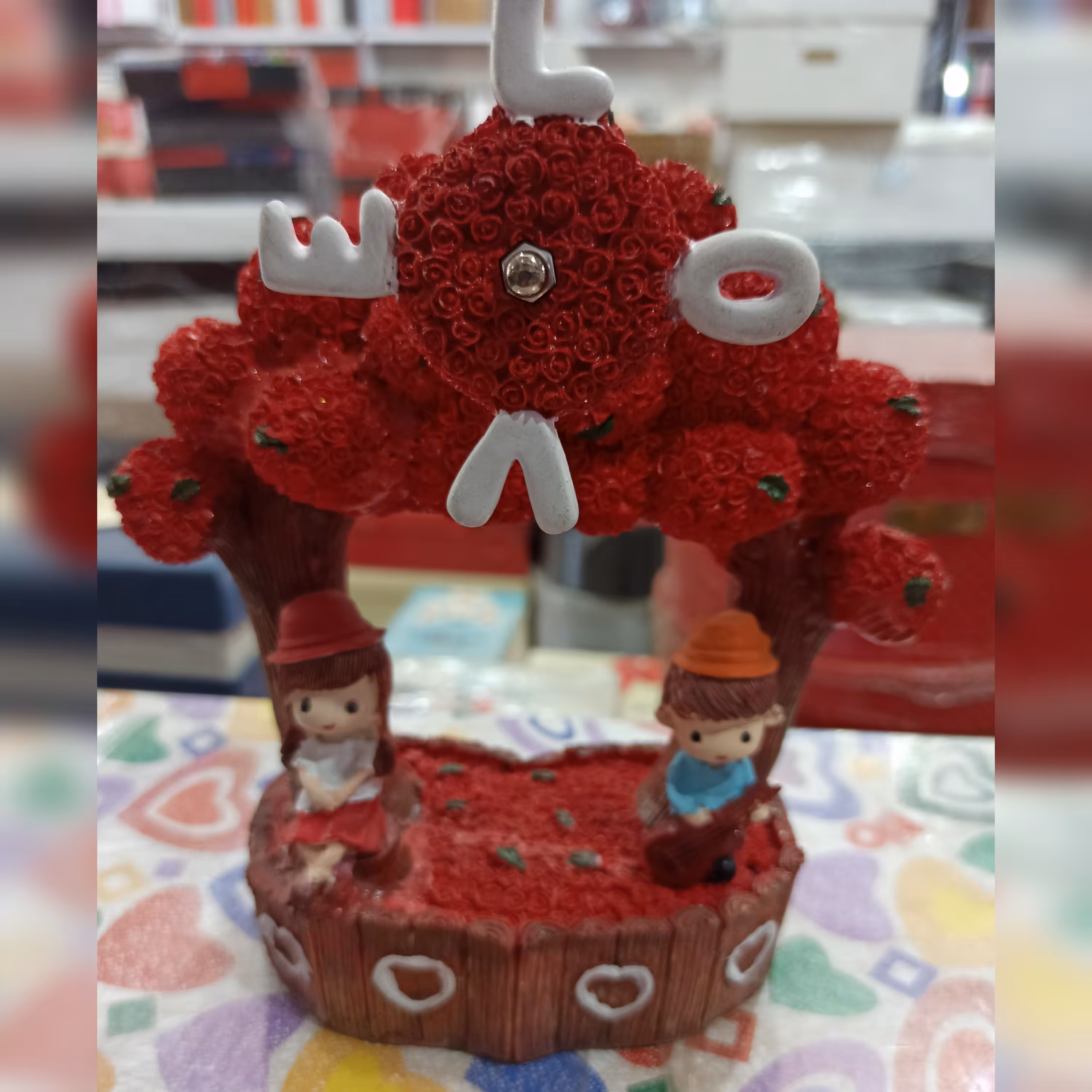 دکوری موزیکال کلبه پلی استر   دو طرح متفاوت