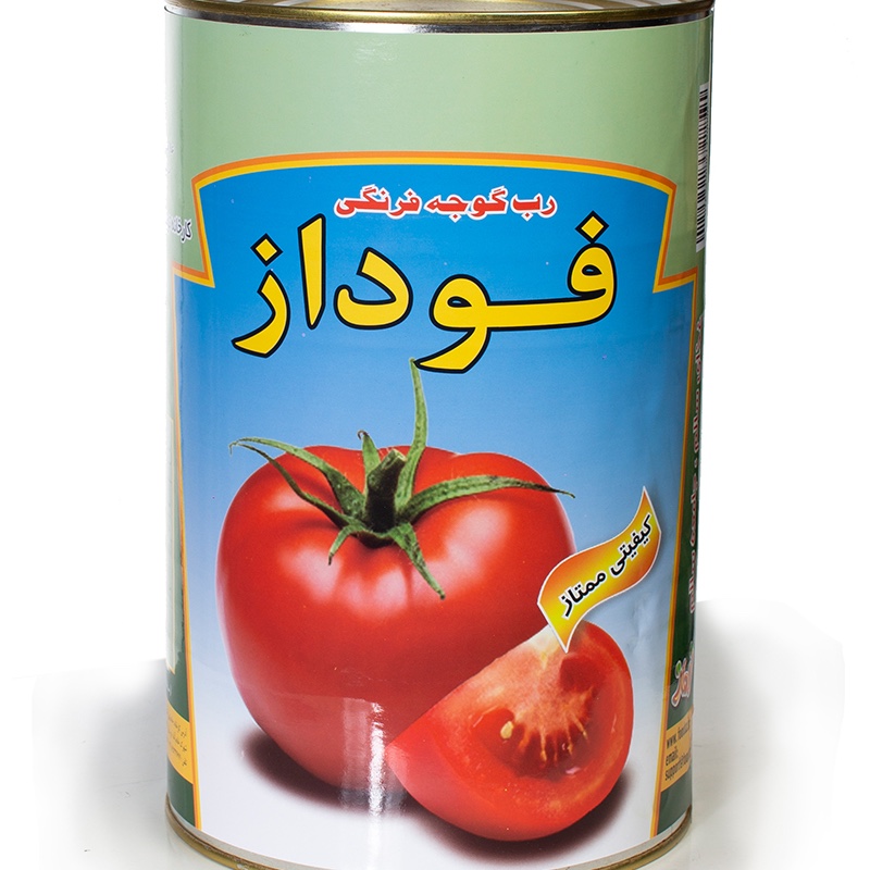 رب گوجه فرنگی فوداز 4 کیلویی خالص