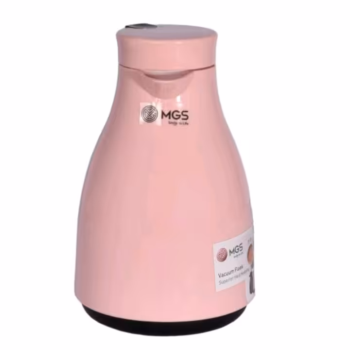 فلاسک ام جی اس بدنه پلاستیک داخل شیشه مدل simple ظرفیت 1 لیتر 