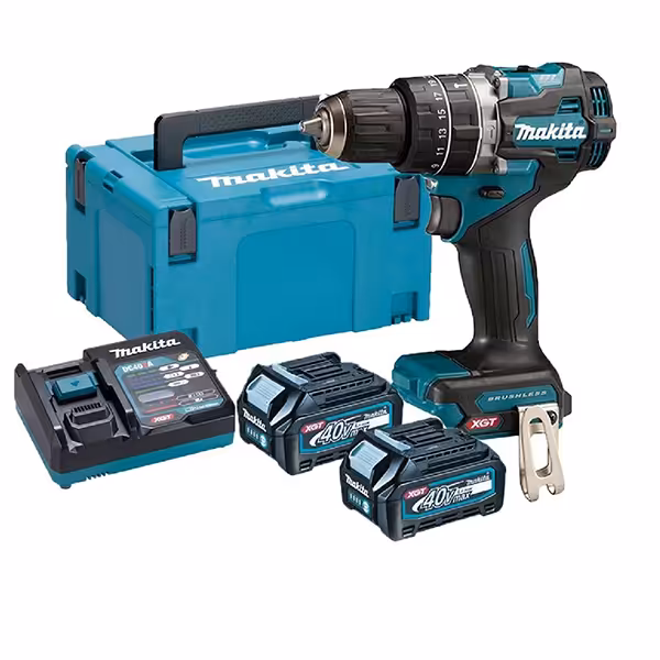 دریل چکشی شارژی 40 ولت ماکیتا براشلس مدل HP002GA201