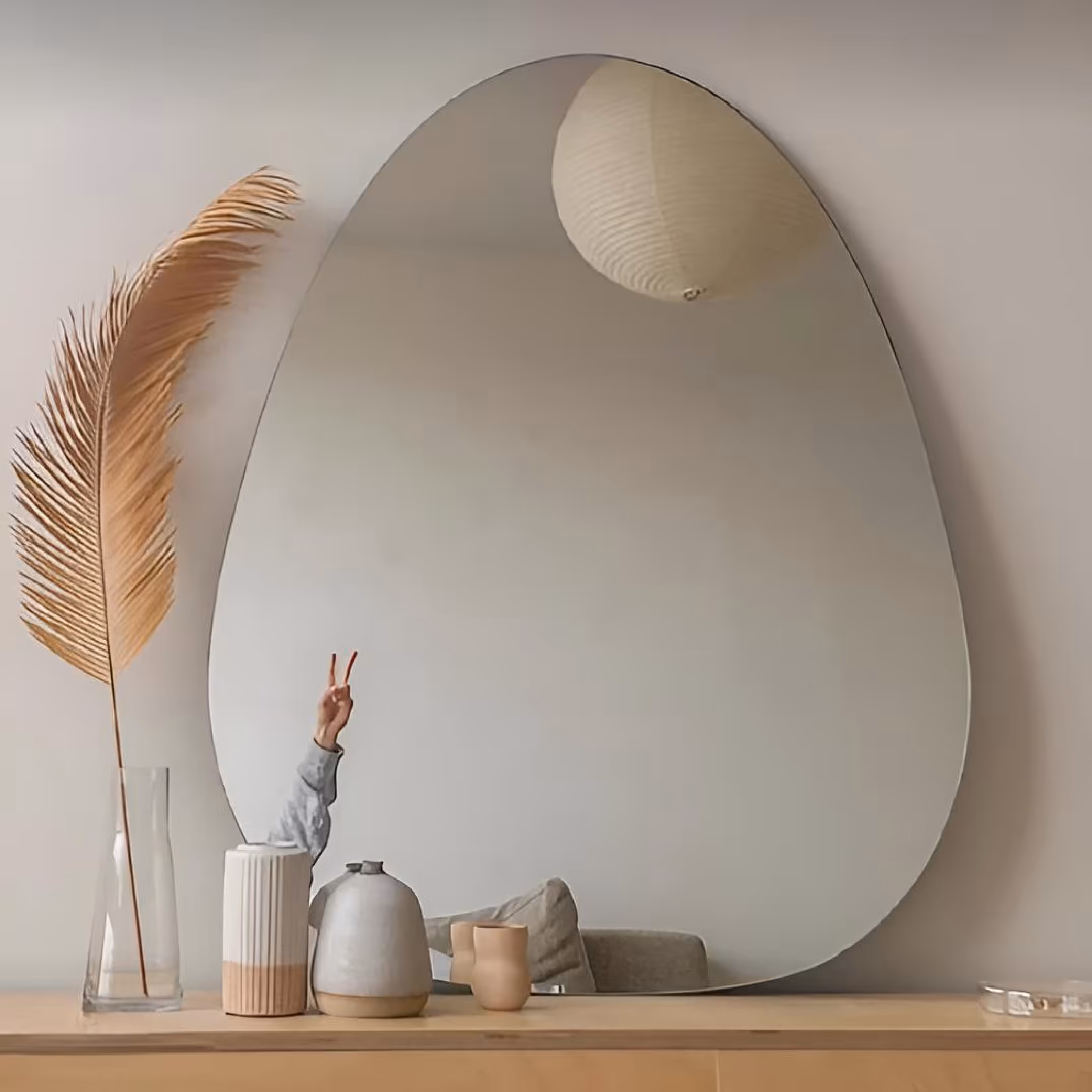 آینه دکوری وتزئینی فرم دار کد1027