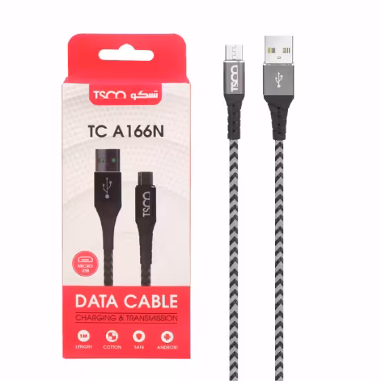 کابل تبدیل USB به Micro-USB تسکو مدل TC-A166N طول 1 متر