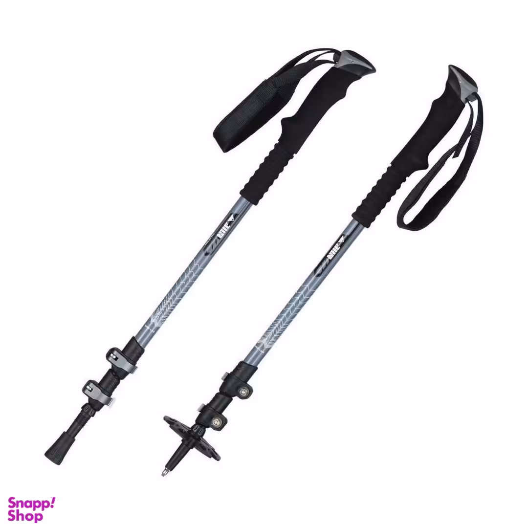 باتوم ترکینگ کلیپسی جیلو کد 47533 طوسی تیره طرحدار مجموعه 2 عددی