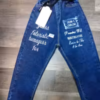 شلوار کمر کشی حروف انگلیسی