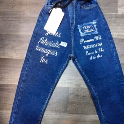 شلوار کمر کشی حروف انگلیسی