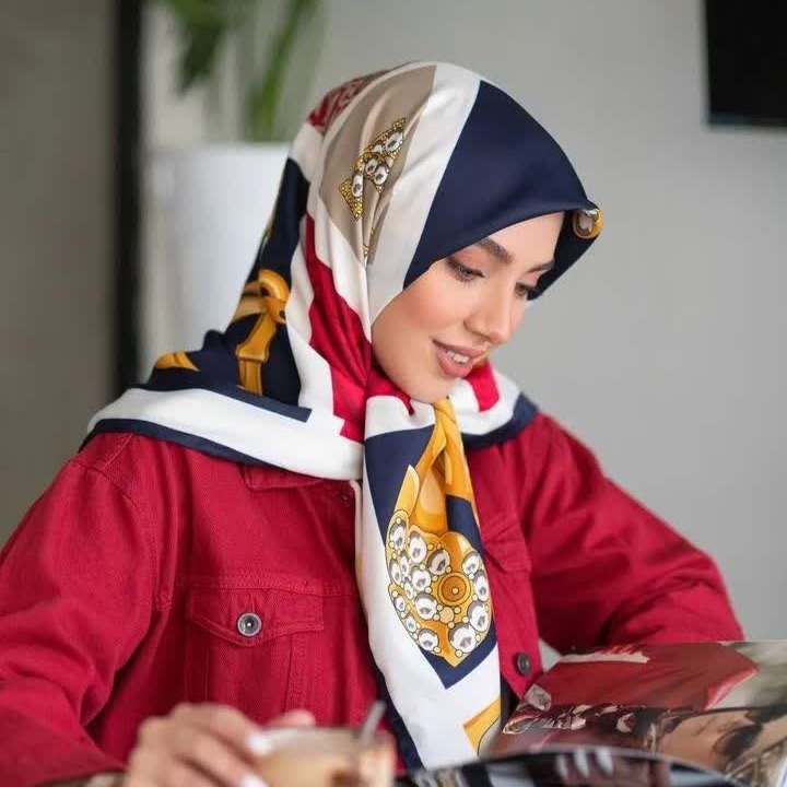 روسری جنس توییل قواره 140