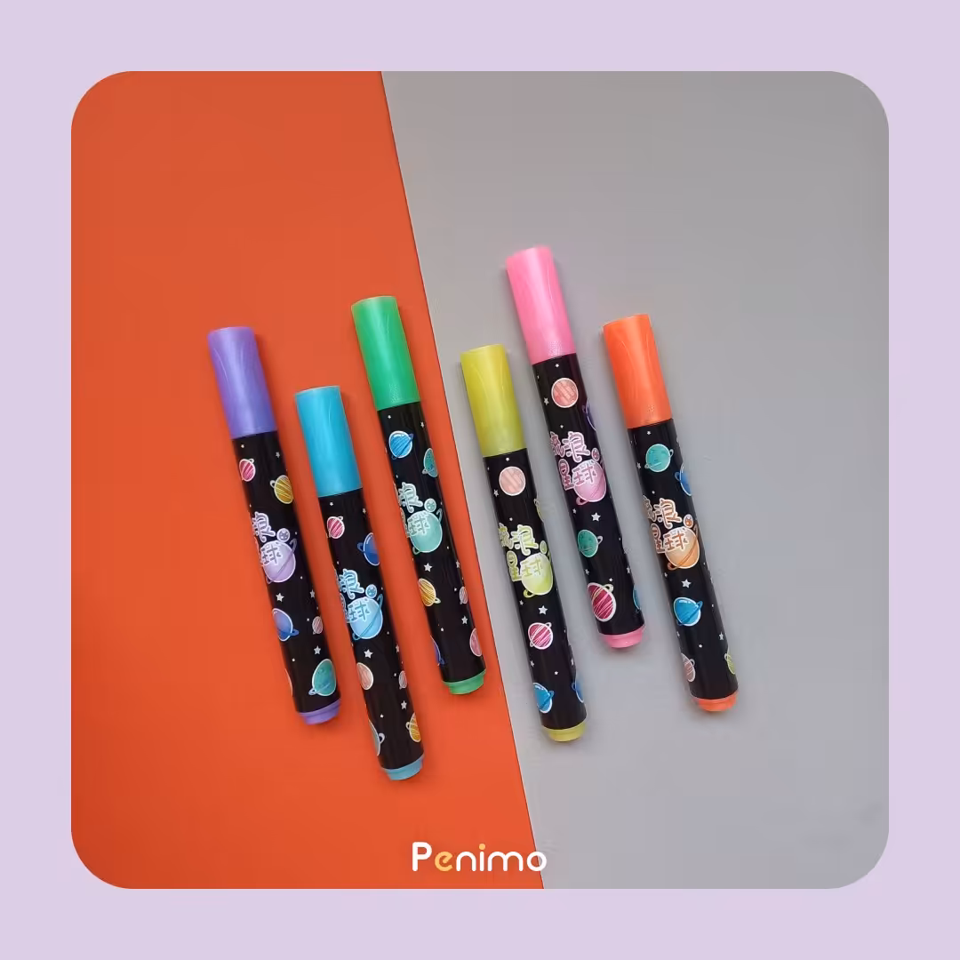 ماژیک هایلایتر فانتزی طرح کهکشان