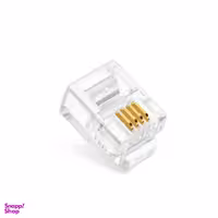 سوکت تلفن RJ11 ان پی مدل TM بسته 50 عددی