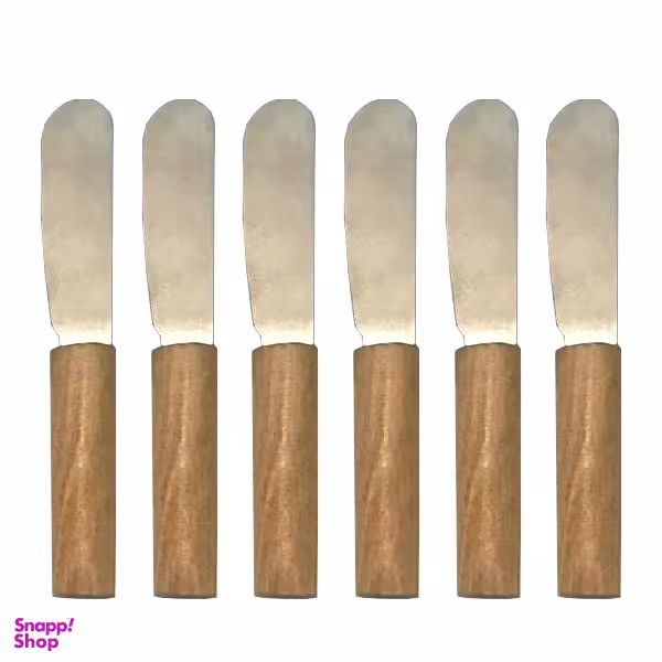 کارد مدل کره خوری طرح بامبو بسته 6 عددی