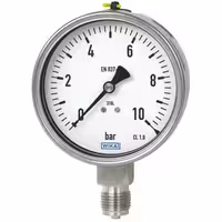 گیج فشار ویکا مدل 233.50 صفحه 10 سانتی متری فشار 0 تا 10 بار