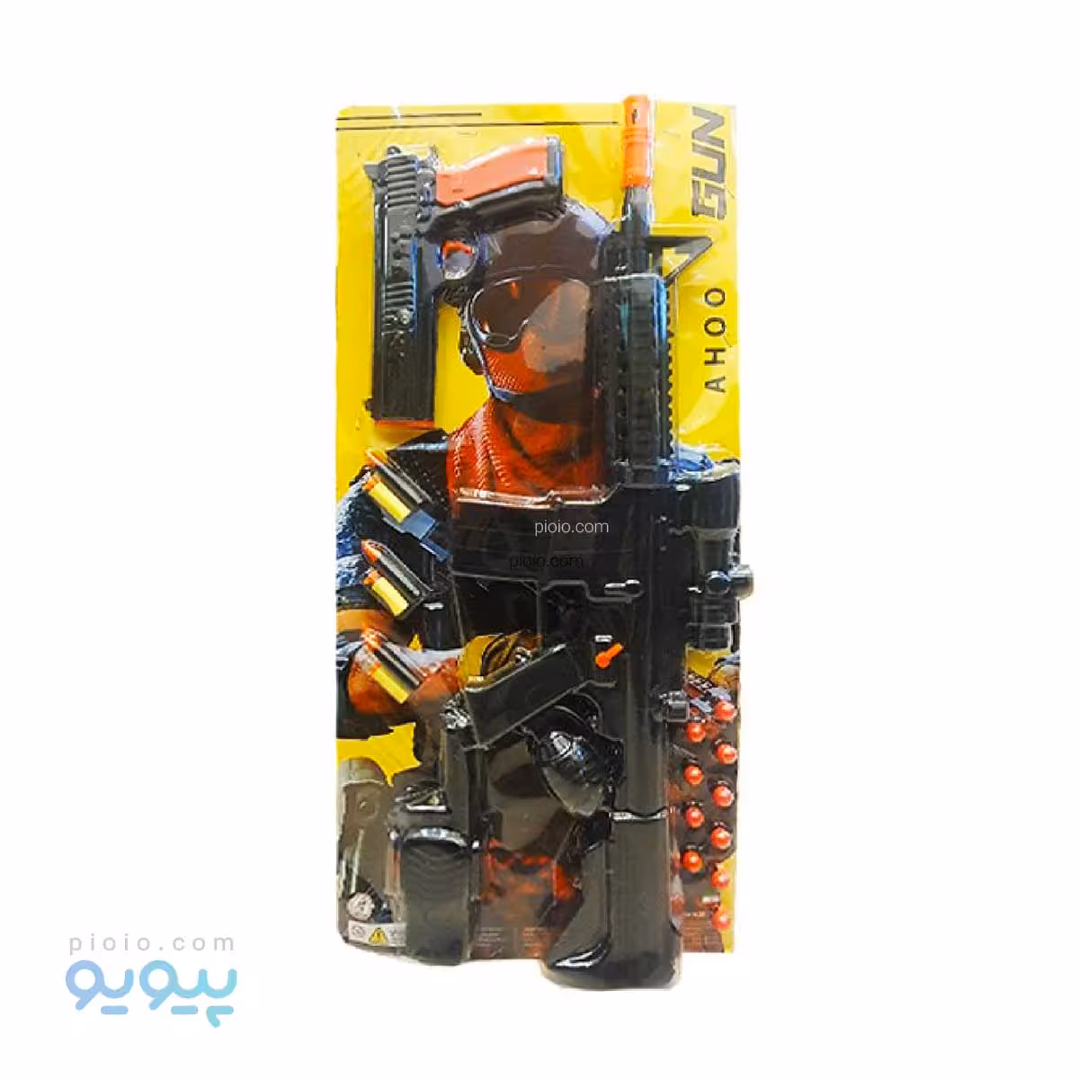 ست پلیس کلاشینکف M16 و کلت آهو تک و عمده