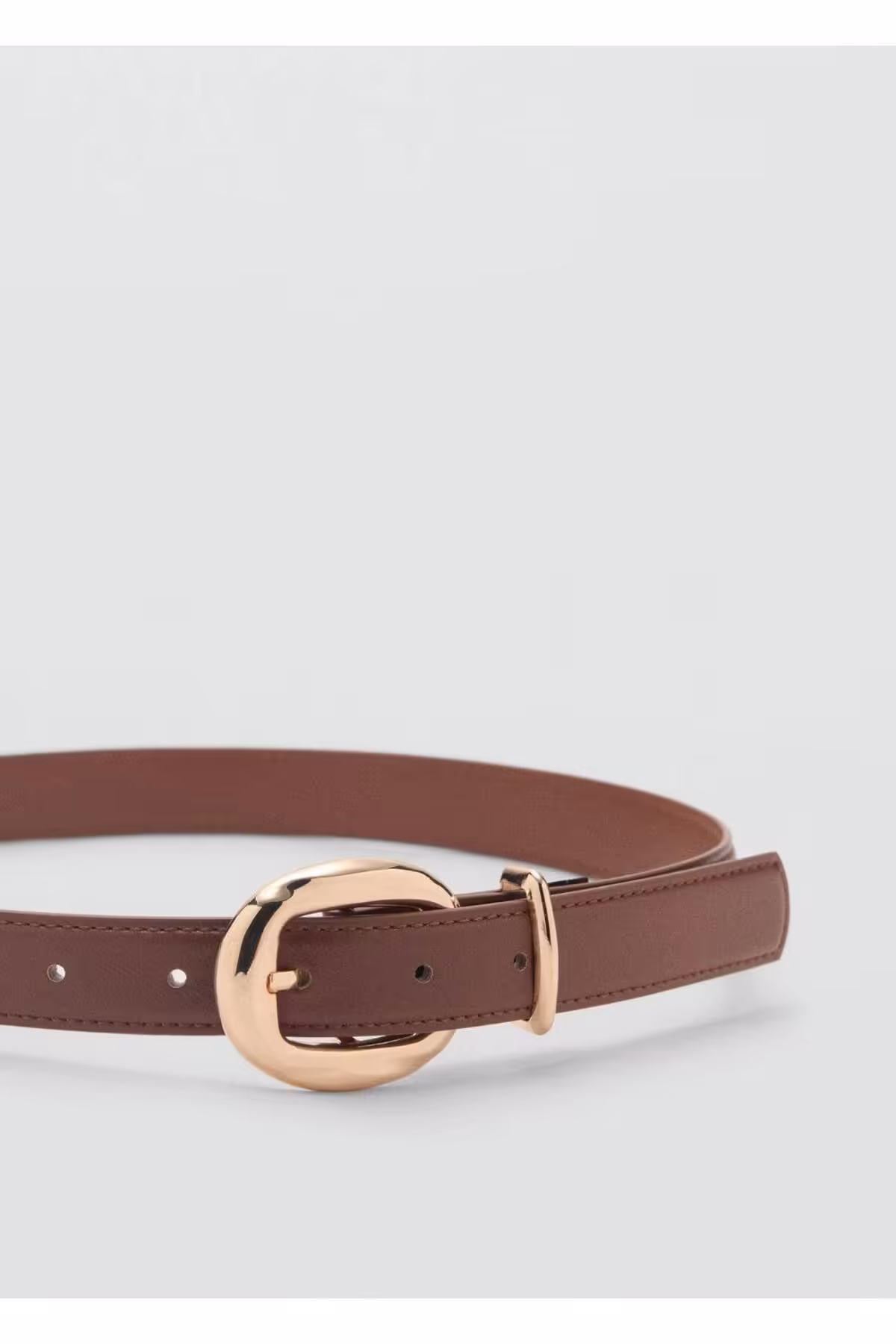 کمربند چند رنگ زنانه با سگک گرد اورجینال MANGO