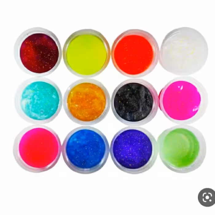 ژل اسلایم 12عددی طلقی