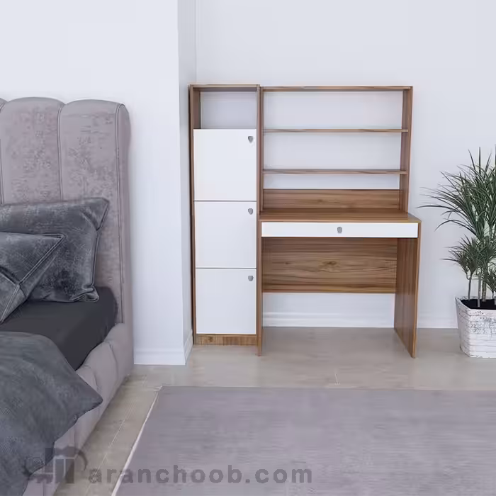 میز تحریر کتابخانه دار مدل اسپیناس