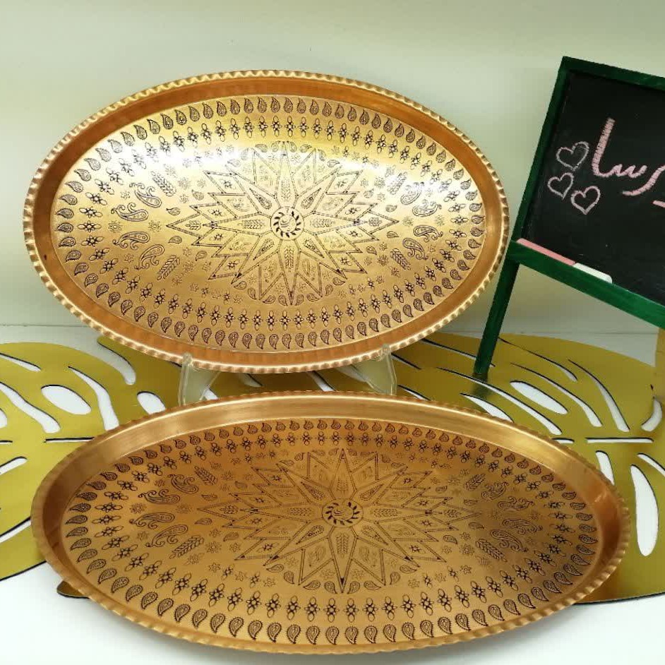 سینی مسی بیضی