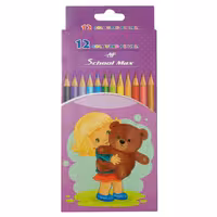 مداد رنگی 12 رنگ اسکول مکس