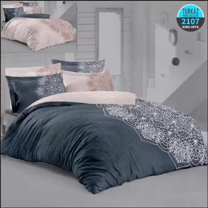 روتختی دونفره دورو شش تیکه ترکاز همراه با کارت گارانتی سه ساله 