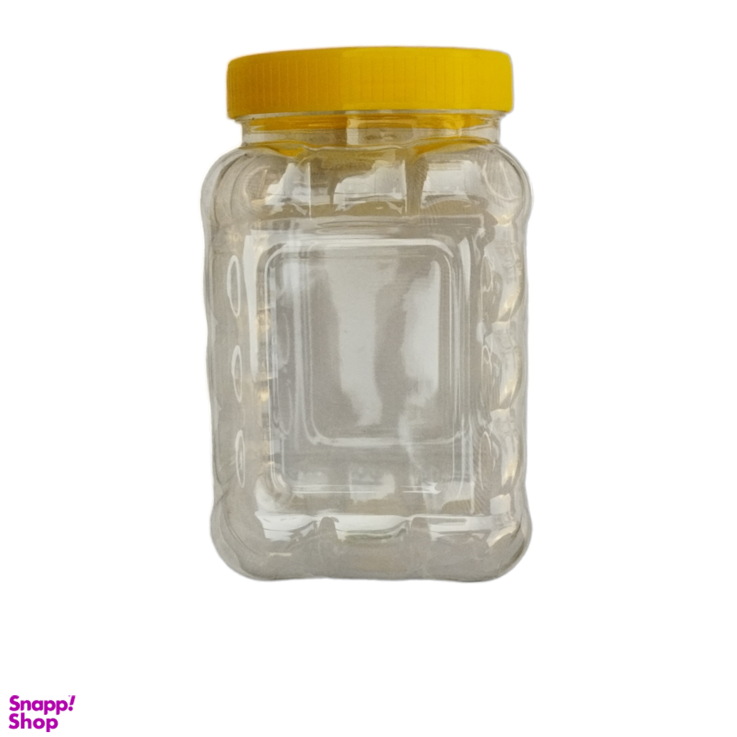 جار طلقی چهار گوش کد j1350 گنجایش 1350 میلی لیتر
