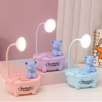 چراغ مطالعه فانتزی رنگ آبی تراش دار  طرح وان حمام 