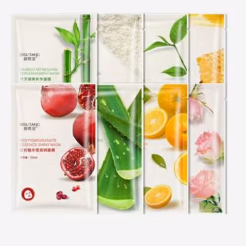 ماسک ورقه ای صورت حاوی عصاره آلوئه ورا
جهت رفع چین و چروک مناسب برای خانم ها و آقایان