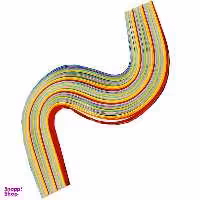 ملیله کاغذی ده رنگ