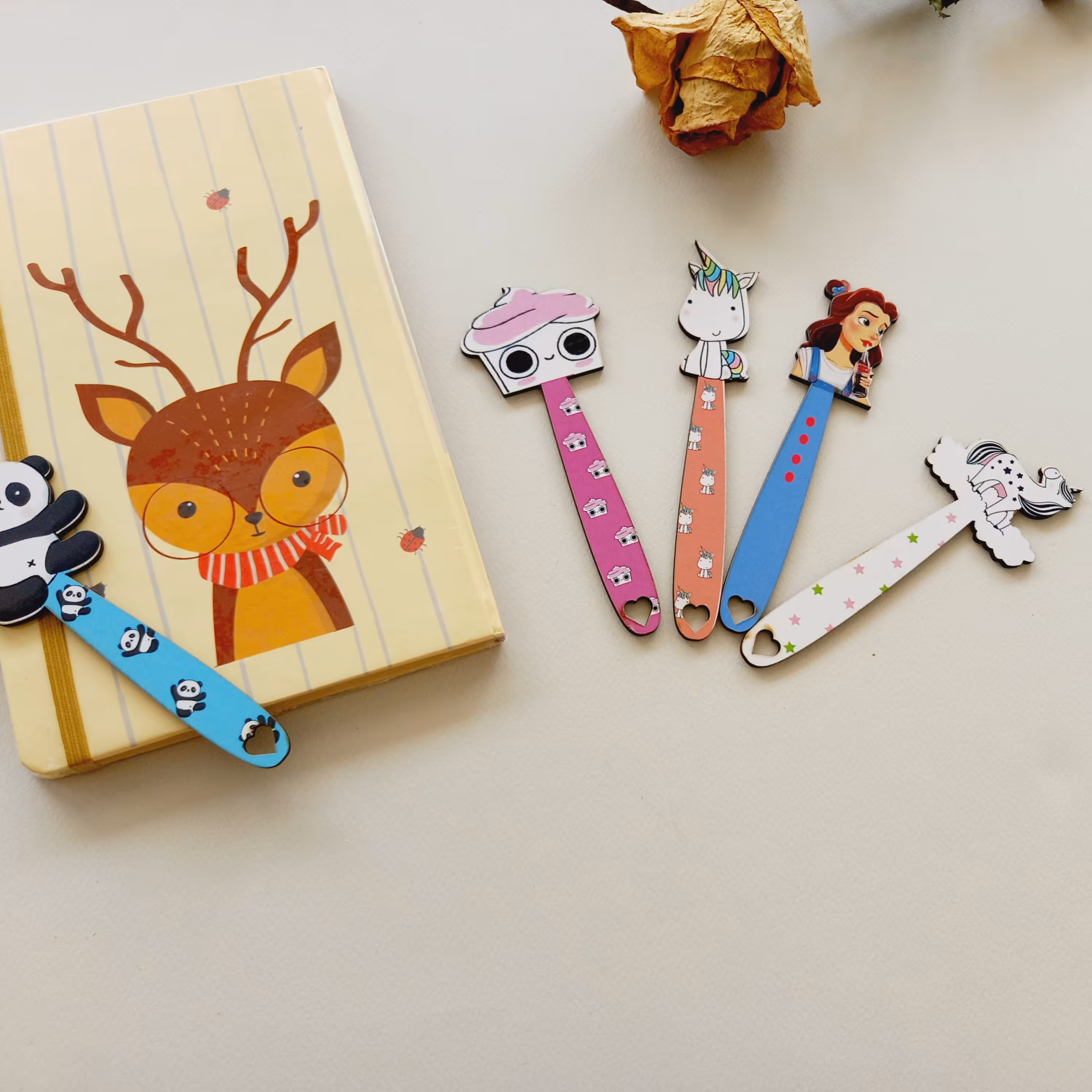 نشانگر کتاب(بوک مارک) چوبی