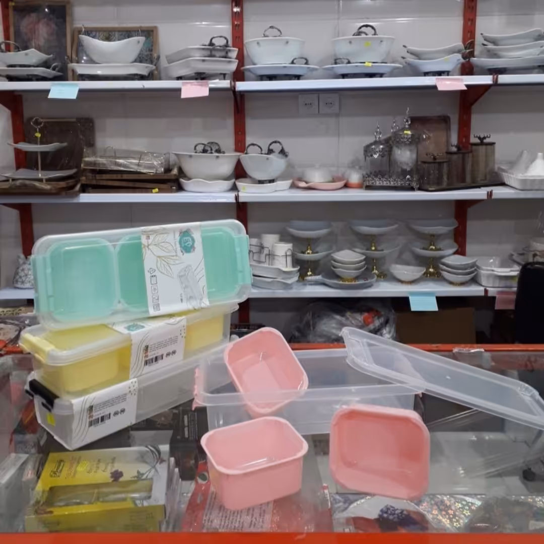 ظرف فریزری سه خانه قفلی 