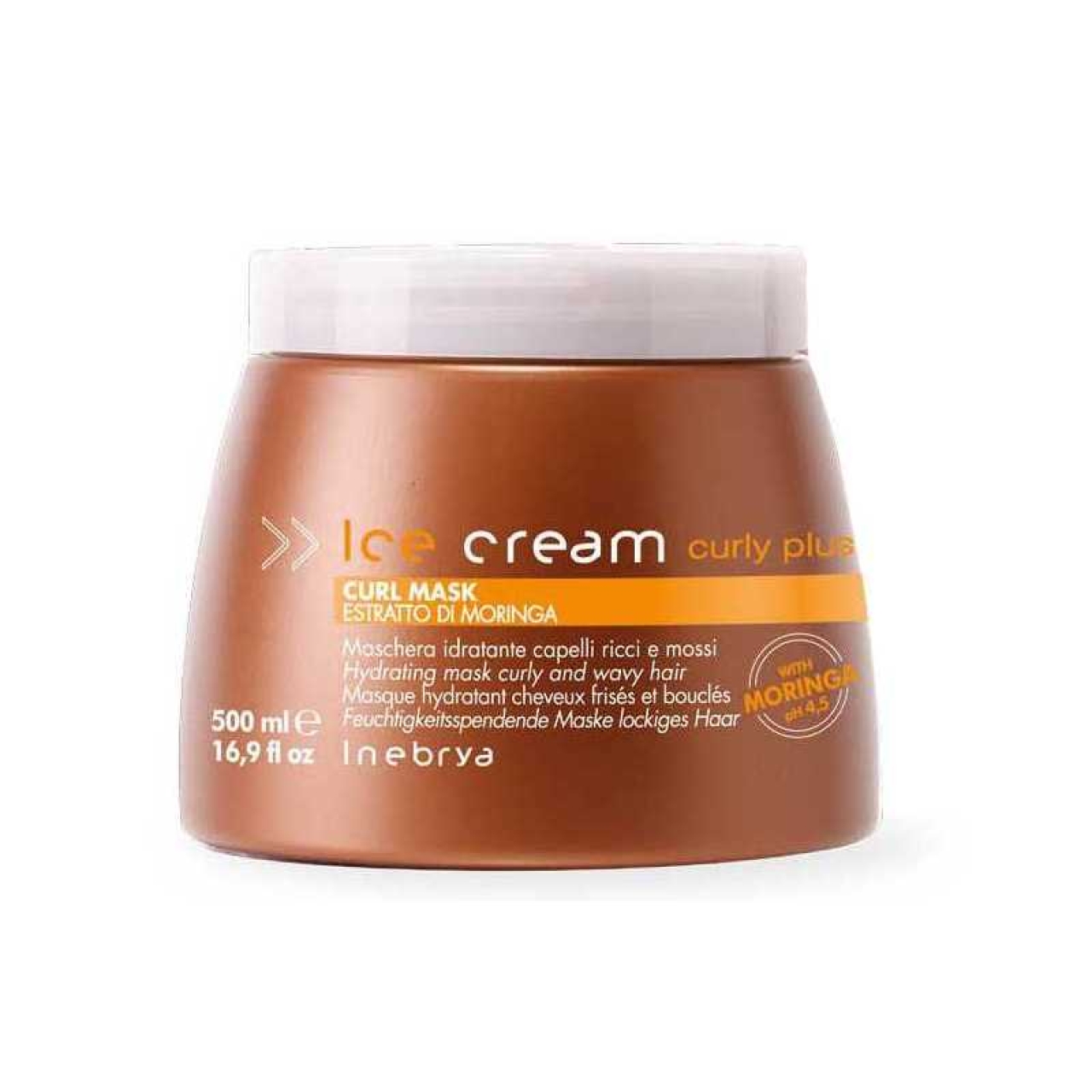 ماسک مو آیس کریم مدل curly plus حجم 500 میلی لیتر