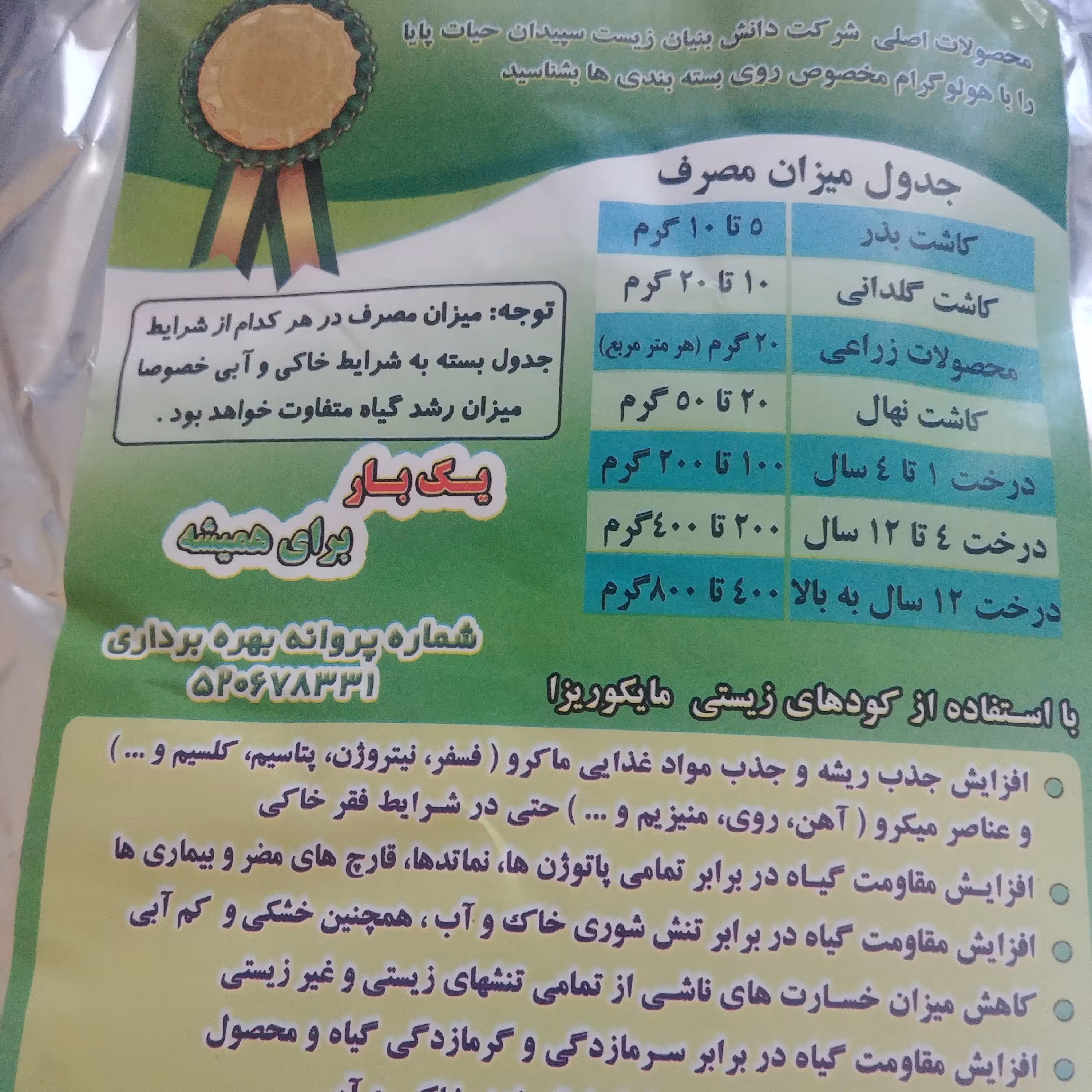 مایکوریزا
کود ریشه