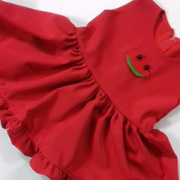 سارافون سرخ یلدایی دخترانه