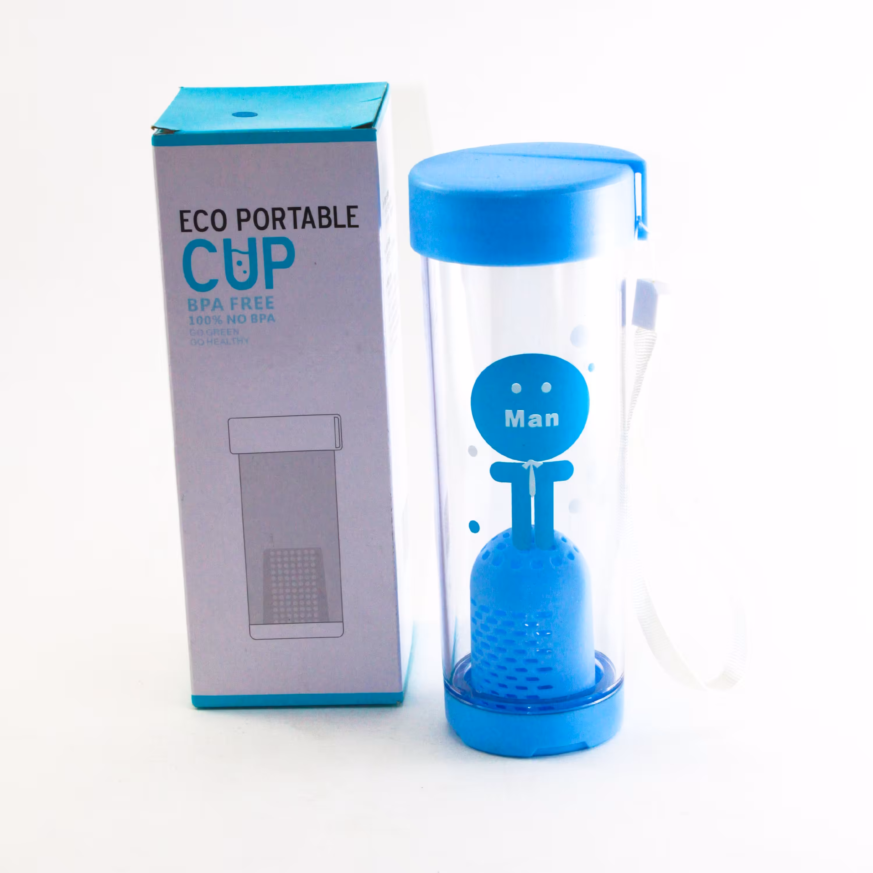 قمقمه دمنوش طلقی پلاستیکی