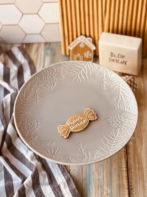 بشقاب طرح برگ