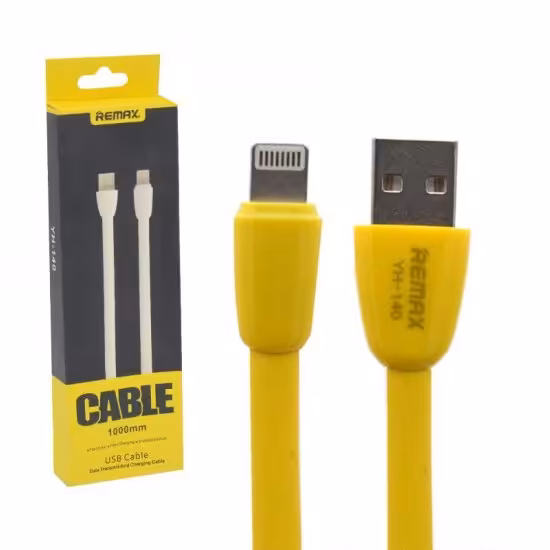 کابل آیفون (lightning) طول 1 متر Remax مدل YH-140 رنگی

