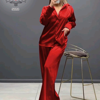 ست شومیز شلوار ساتن 50202