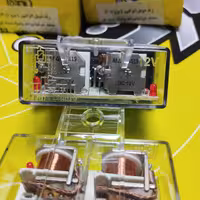 رله دوبل انژکتور (پژو405.سمند.پرشیا.پراید.تیبا)  شیشه ای چراغ دار