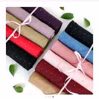 شال نگین دار  وال اسلپ درجه یک خارجی منگوله دار