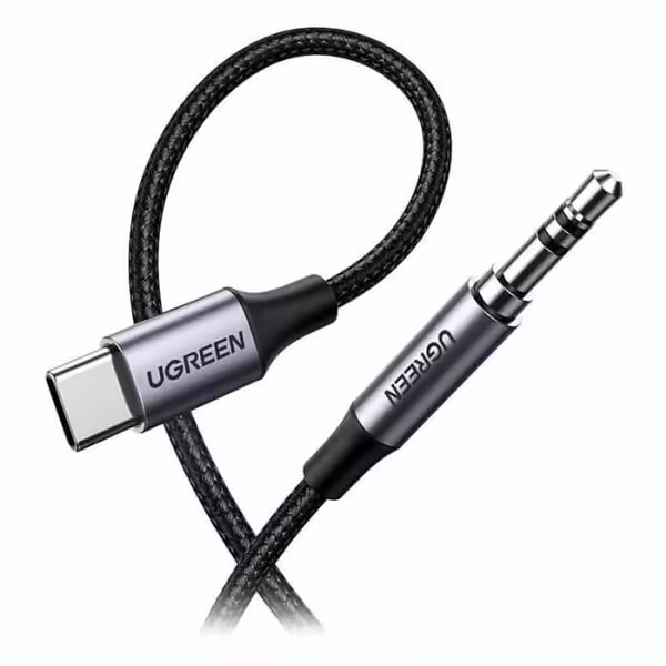 کابل تبدیل Type C Maleیوگرین به 3.5mm Audio مدل AV143 کد 30633