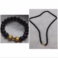 ست دستبند و گردنبند پسرانه باشگاهی(ارسال رایگان ) 