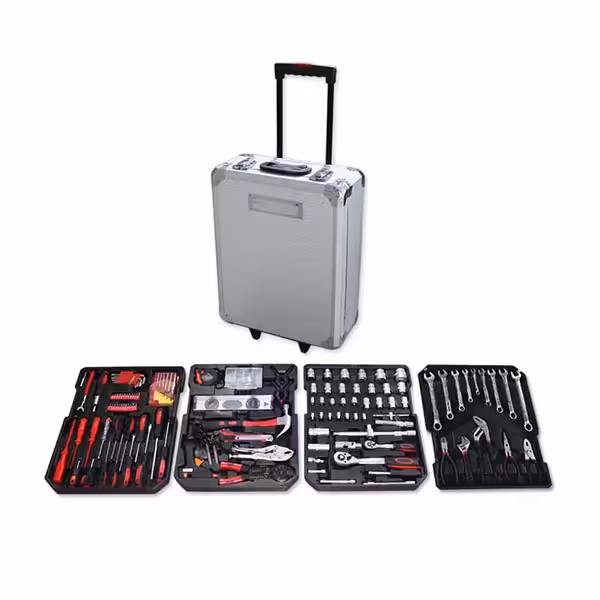 جعبه ابزار چمدانی 186 پارچه مدل FL186A