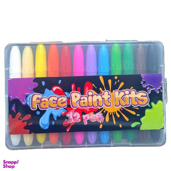 ماژیک گریم 12 رنگ مدل پیچی کد 3748