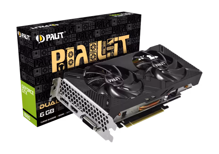 کارت گرافیک  پلیت مدل GeForce® GTX 1660 Dual حافظه 6 گیگابایت