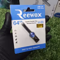 فلش 64گیگ REEWOX با گارانتی معتبر شرکتی مادام