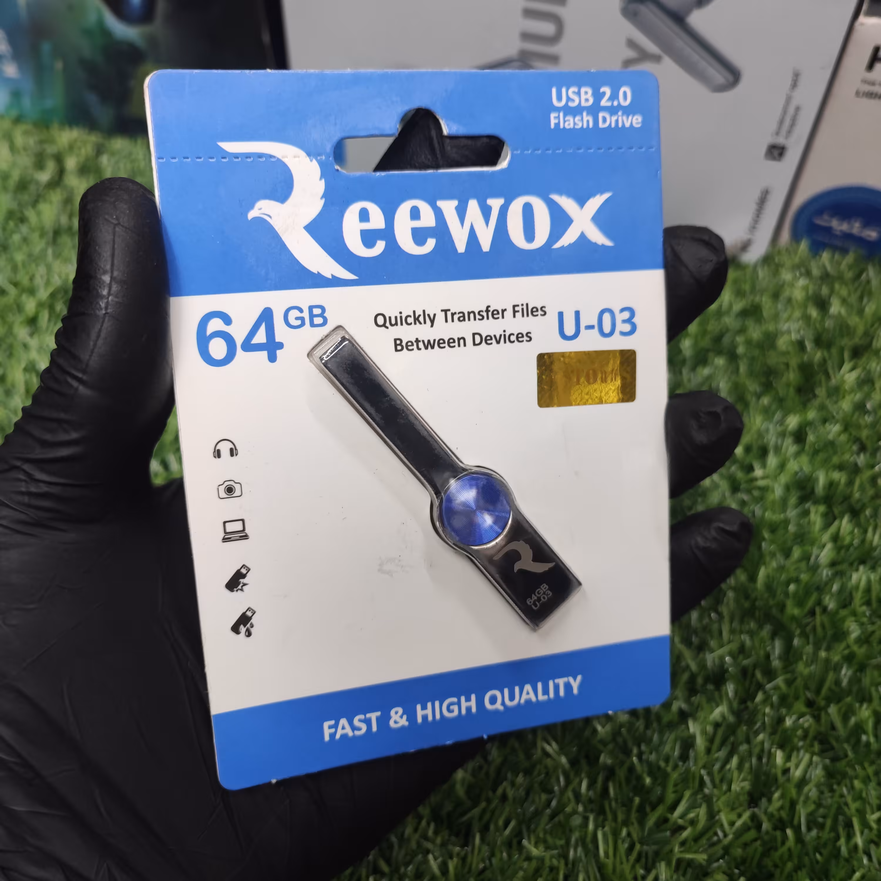 فلش 64گیگ REEWOX با گارانتی معتبر شرکتی مادام