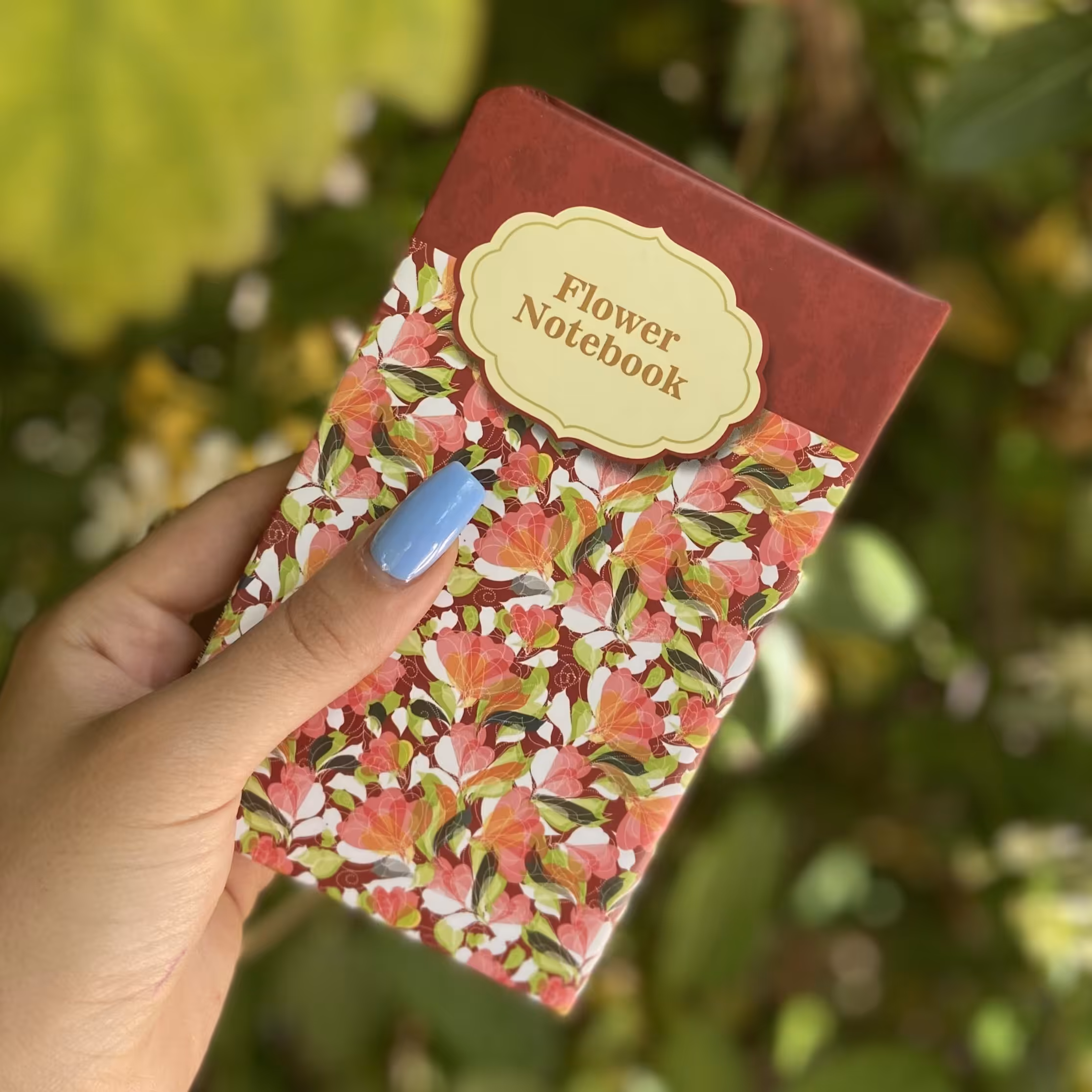 دفترچه  یادداشت  گلگلی جلد سخت