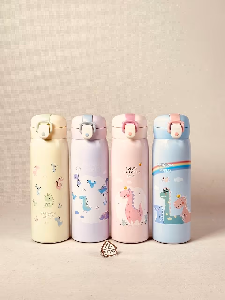 تراول ماگ فانتزی طرح دایناسور درب قفلی کد0080