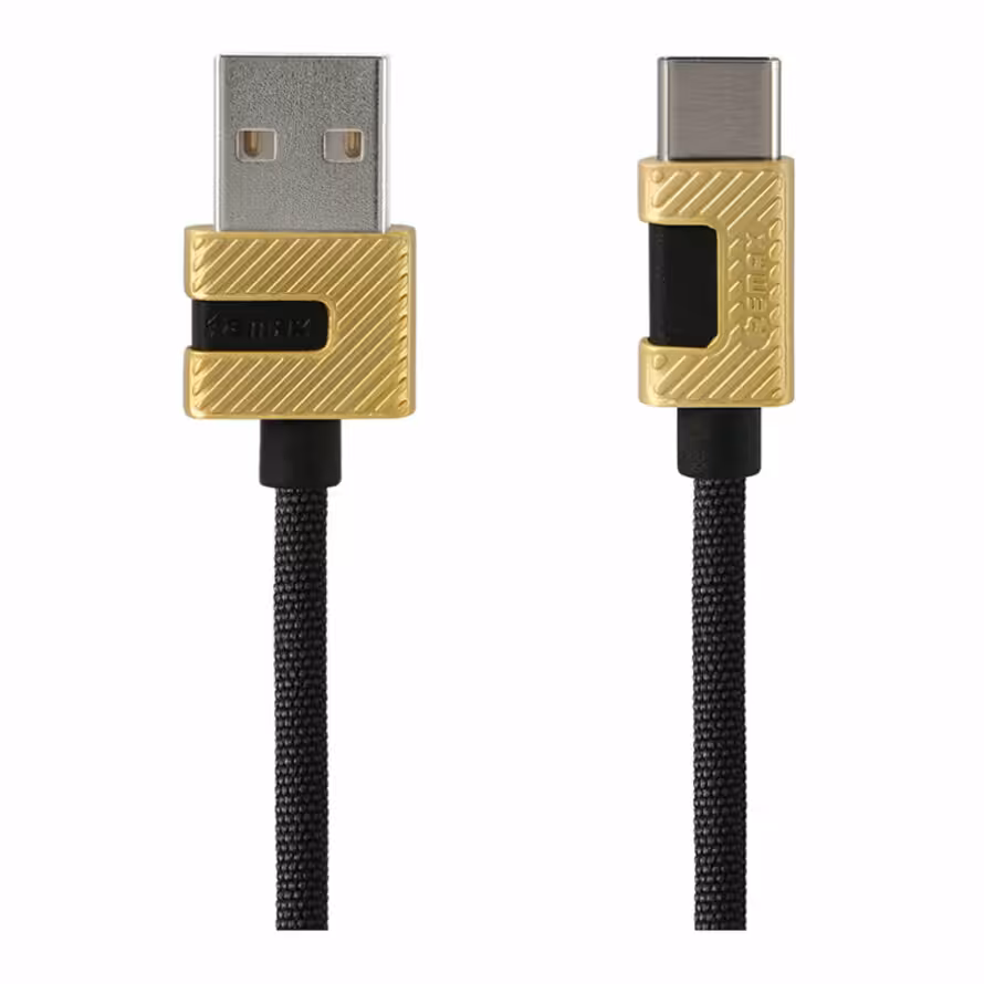 کابل تبدیل 1 متری USB به USB TYPE-C ریمکس METAL RC-089A