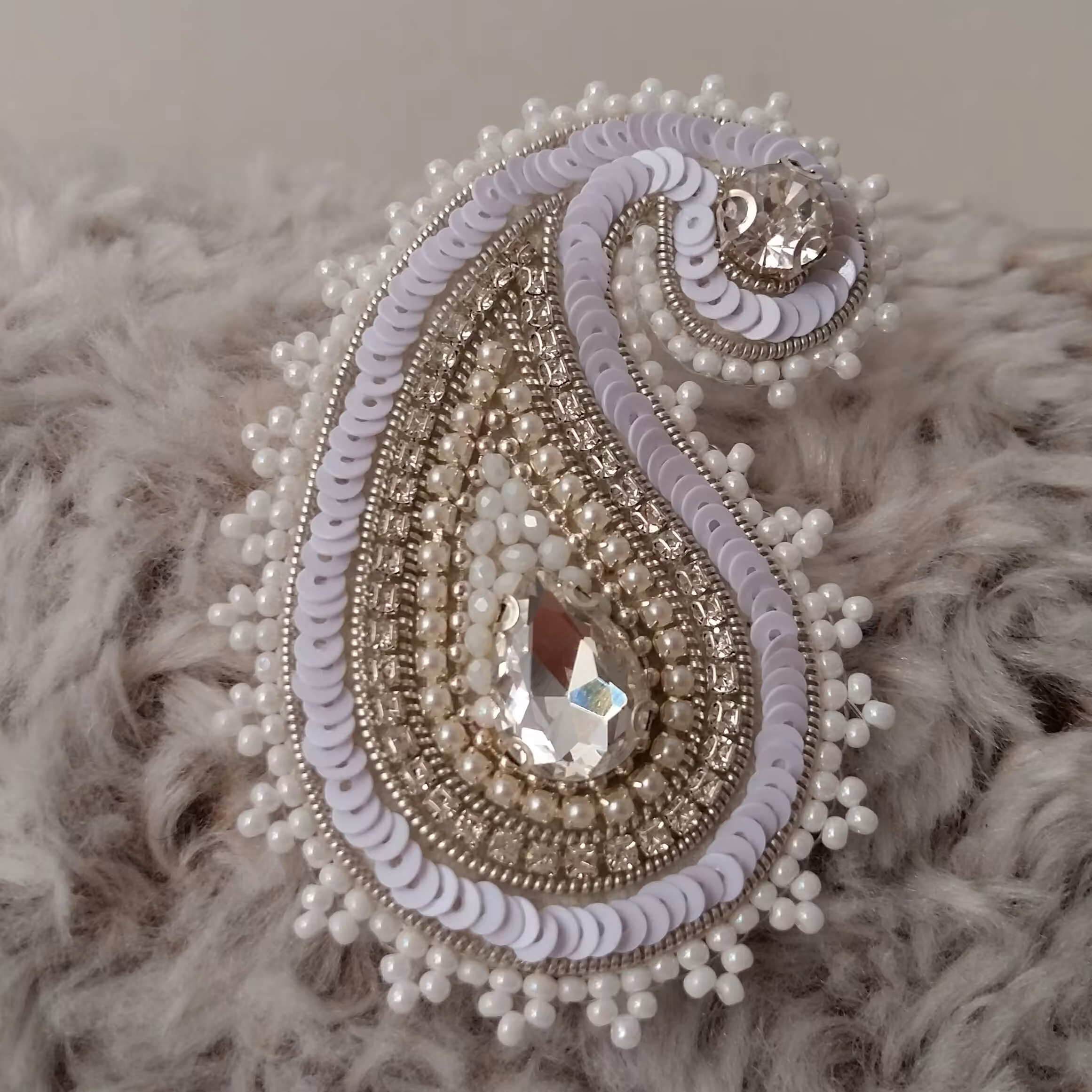 گلسینه جواهردوزی بته جقه.قابل سفارش تو هر رنگی