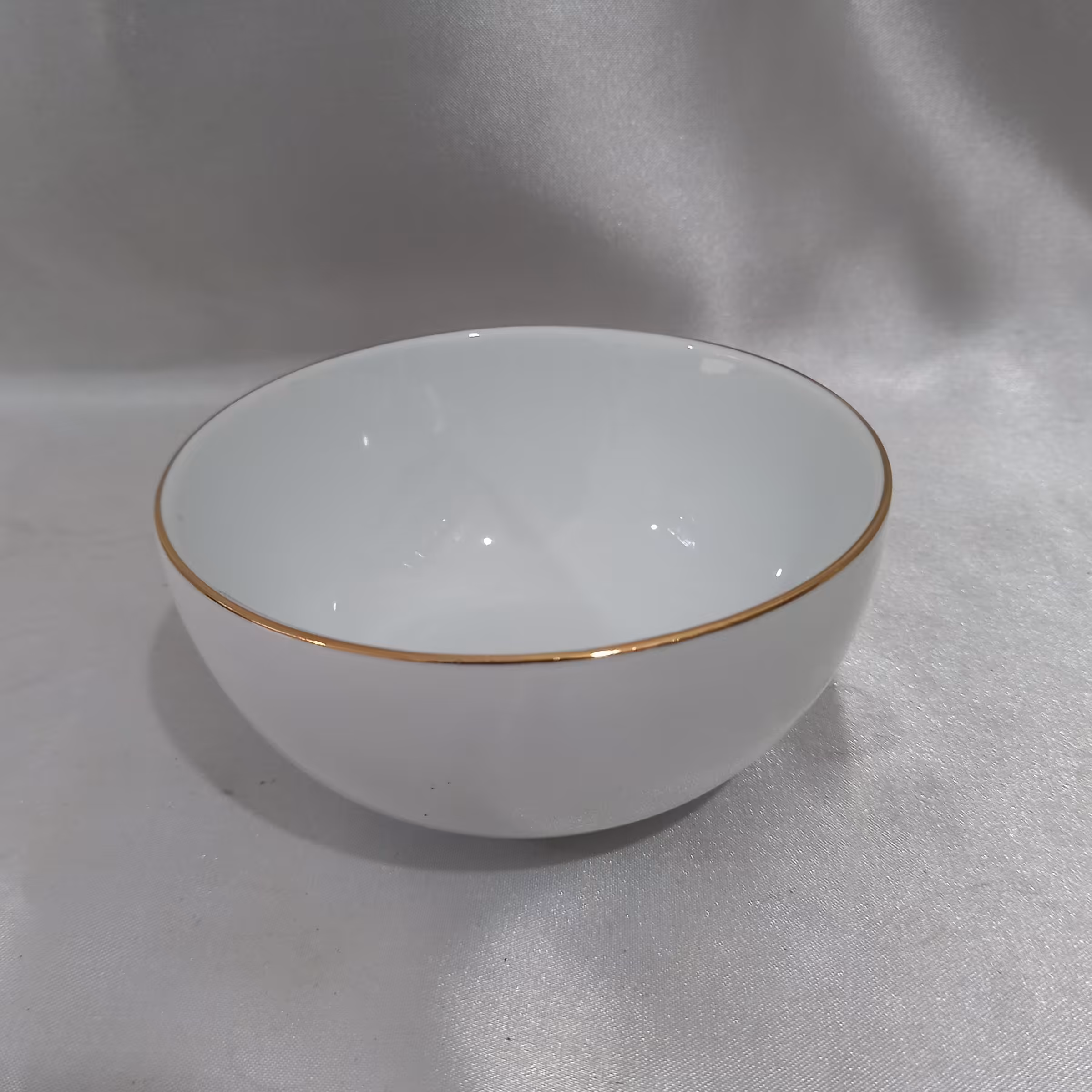 کاسه ماست خوری لب طلا گرد6 عددی چینی لورین