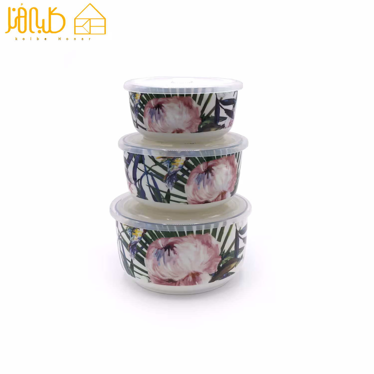 ظرف غذا 3تایی سرامیک 1697